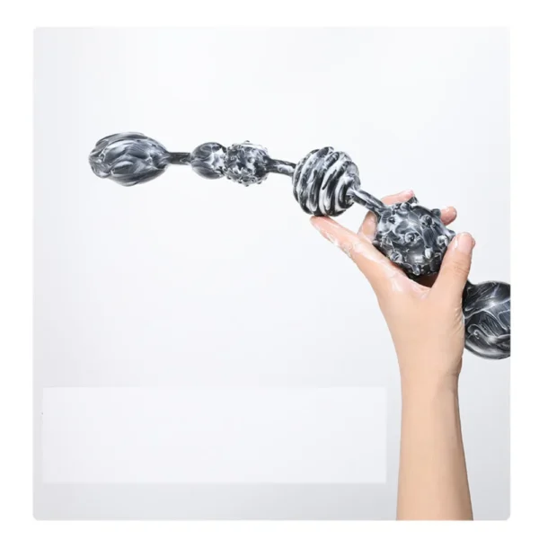 CHUỖI BI SILICON ĐA HOA VĂN C565 – SIZE L (49CM | BI 3.2–4.9CM)