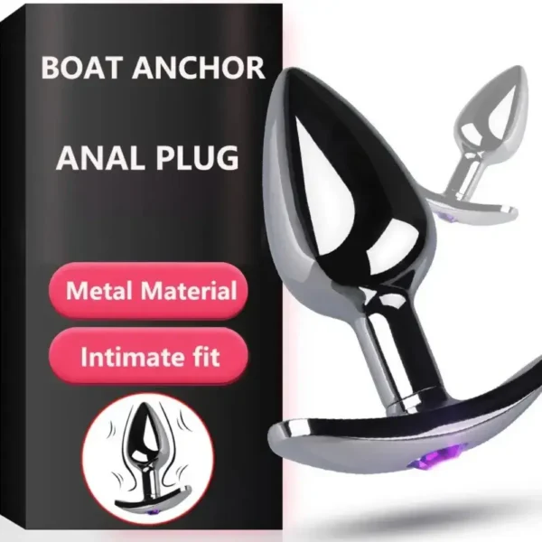 PLUG INOX NHÉT HẬU MÔN CHUÔI LƯỠI LIỀM - NHỎ GỌN & SANG TRỌNG