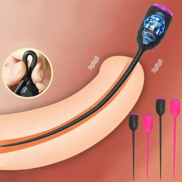 QUE SOUNDING RUNG SILICONE MỀM DẺO CÓ ĐỘNG CƠ - MẪU S6 JIUAI
